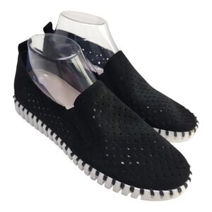 Ilse Jacobsen Hornbak Tulip  Black Womens EU 41 US 10.5 /11 Slip On Shoes